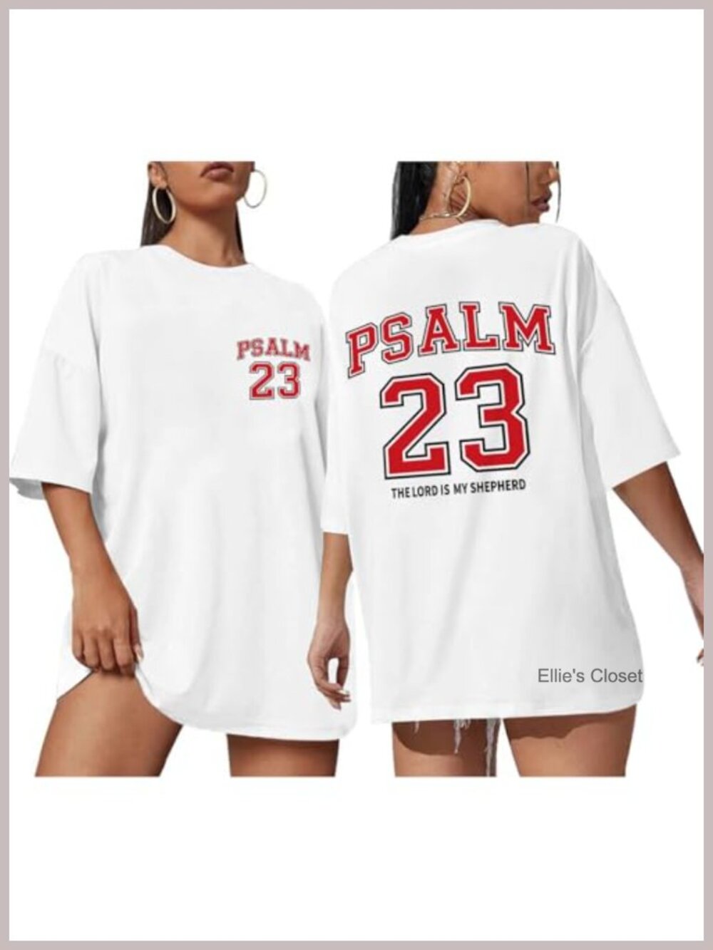 Christian Faith Shirt Psalm 23 The Lord is My Shepherd Tee